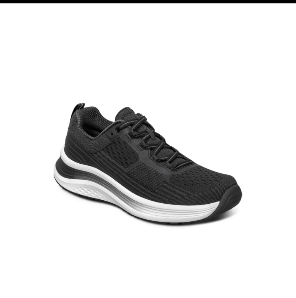 Orthofeet Relay - Women's Running Shoe - Black 87001M - Picture 2 of 9